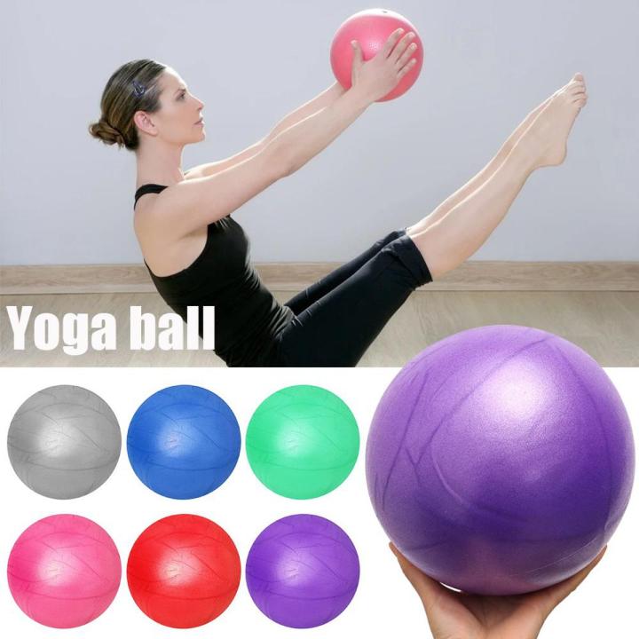 25cm Yoga Ball Pilates Balls Fitness Anti Burst Pregnancy Exercise Balls Indoor Training Supplies Fashion Sports Entertainment