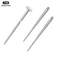 Stainless steel guide pin, internal and external threaded pin, guide pin, piercing needle, ear nail, lip nail, tongue nail, guide rod auxiliary tool.