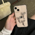 Aesthetics Stylish 3D Metal Bowknot Phone Case For iPhone 15 14 13 12 11 Pro Max Mini X XR 7 8 Plus SE Clear Cover Epoxy Shell. 