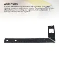 Multi Angle Measuring Ruler Right Angle Ruler Non Fall Off Compact Universal Combination High Accuracy with Clear Scale for Drawing. 