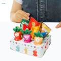 Sensory Pull Along Toddlers Tissue Box 2 in 1 Funny Carrot Mat for Montessori Motor Skills. 