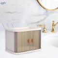 Desk Storage Box Stackable Display Case Small Foldable Desktop Organizer. 