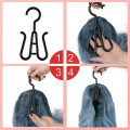 3Pcs Wig Storage Bags with Hanger Wig Bag with Hook Storage Breathable and Easy Carry Home Hair Salon Travel Use Hourglass Shaped Wig Storage Bag Pink. 
