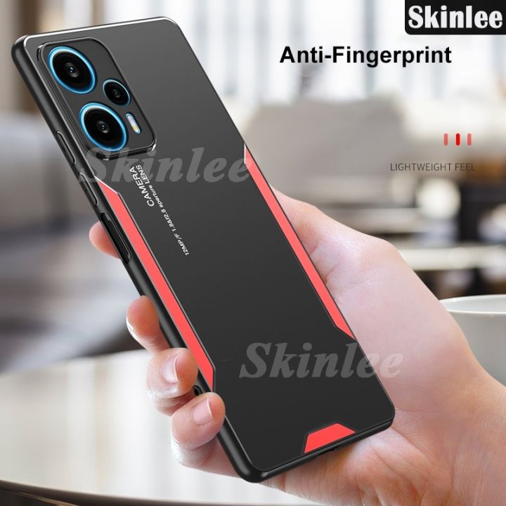 Phone case For Redmi K50i Back cover Heat Dissipation and Anti Drop Aluminum Alloy Back Panel Decorative Strip For Mi Xiaomi Redmi K50i Cover cases