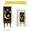 Ramadan Decoration Hanging Flag EID Mubarak Decor For Home Porch Door Banner Ramadan Kareem Islamic Muslim Party Eid Al-Fitr Gif. 