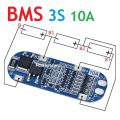 BMS 3S 10A 12.6V 3x18650 Lithium Battery Charger Protection Board Li-ion Charging Module for Wifi Router DIY Drill. 