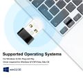 AX900 WiFi 6 USB WiFi Adapter 802.11AX Wireless WiFi Dongle Dual Band 2.4G/5GHz Network Card Driver Free For Win10/11.