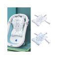 SOME Baby Infant Bath Tub Pad Cushion Safety Seat Support Non-slip Bathtub Mat Newborn Shower Soft Chair.