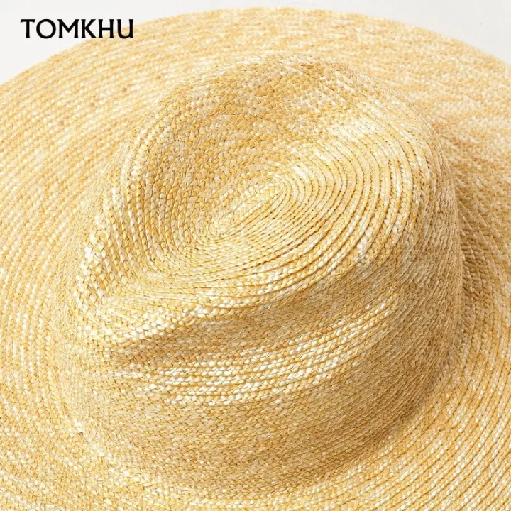 Women%20Summer%20Jazz%20Hat%20100%25%20Crocheted%20Wheat%20Straw%20Hat%20Body%20Craft%20Millinery%20Base%20Fedora%20Panama%20Beach%20Sun%20Hats%20Chapeu%20Unisex%20Caps%20-%20Image%206