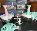 Manual Food Chopper | Hand Push Vegetable Chopper Mixer. 
