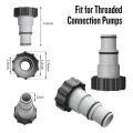 Hose Drain Plug Connector Adapter Kit Pool Drain Hose Adapter Kit 1.5 Inch to 1.25 Inch Hose Adapter Kit Hose Adapter Kit for Intex. 