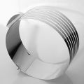 Layered Cake Slicer Cutter 15-20cm Adjustable Retractable Circular Ring Cake Mould Stainless Steel Cake Tool Baking Tool. 