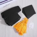 50Pcs DIY Paper Graduation Cap Shaped Gift Box Sugar Chocolate Box Black. 