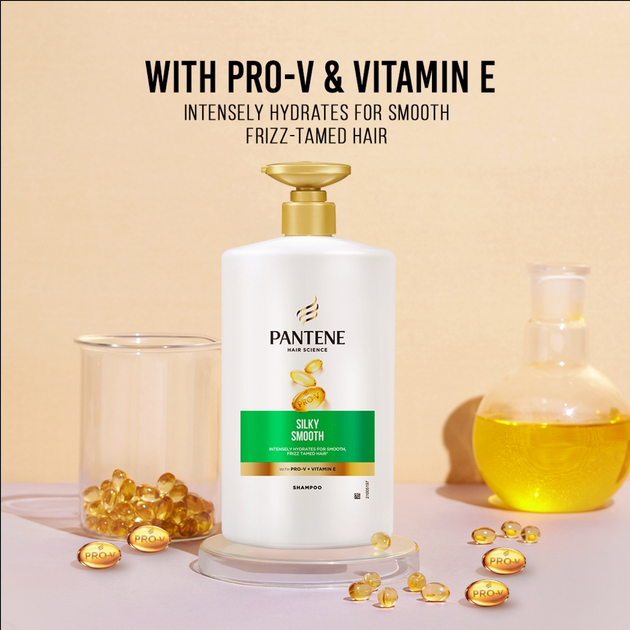 Panten,e Silky Smooth Care Shampoo 1000ml-indian