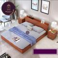 Andormahal (MDF) stylish khat/bed double size with two bedside tables. 