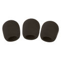 Microphone Ball Sponge Foam Cover (Set of 5, Black). 