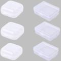 Mini Portable Transparent Plastic Box Storage Collections Item Packaging Case Clear Small Tools Box. 