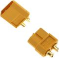1Pair- XT60 XT-60 Male & Female Connector Plug Socket Charging Lipo Battery Cable Connectors For Battery Cables Lead Connections DIY. 