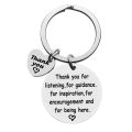 Appreciation Keychain Coworker Gifts From Friend Colleague Goodbye Thank You Retirement Farewell Motivation Steel Key Ring.