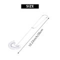 2 Pieces Whisk Egg Small Whisk Whipper Milk and Egg Beater. 