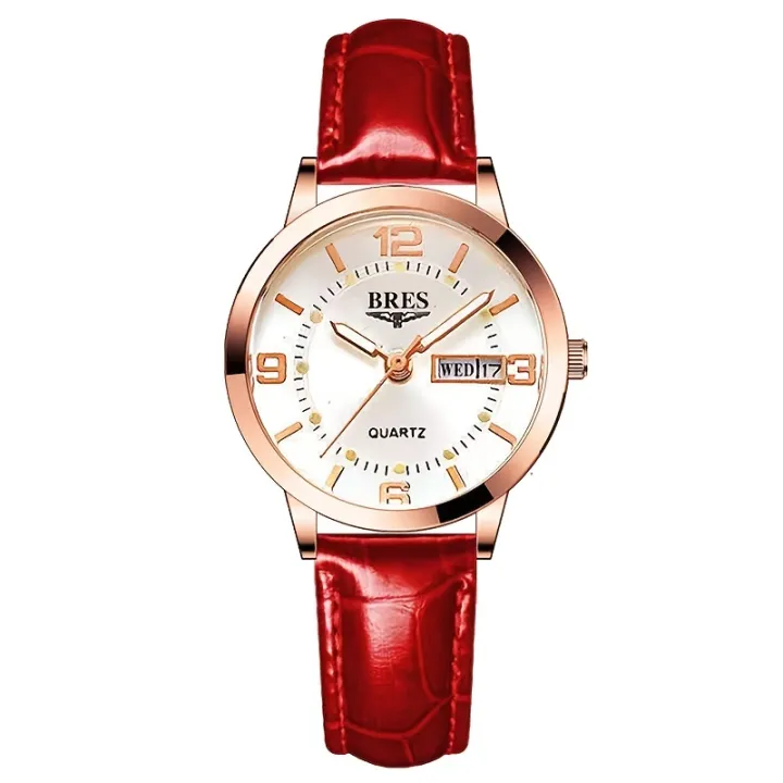 Leather%20Strap%20Dual%20Calendar%20Life%20Waterproof%20Ladies%20Watch%20Luminous%20Week%20Calendar%20Function%20Women's%20Fashion%20Quartz%20Watch%20Date%20Watch%20-%20Image%207