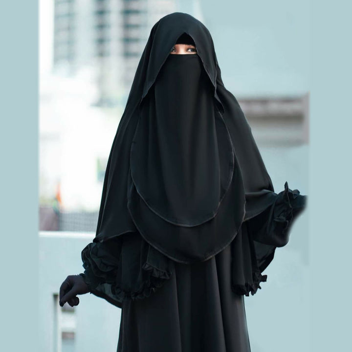 Hoodie Niqab Butterfly Hooded Niqab For Full Body Cover Hijab For Prayer - Hijab Collection - Hijab - Hijab Collection