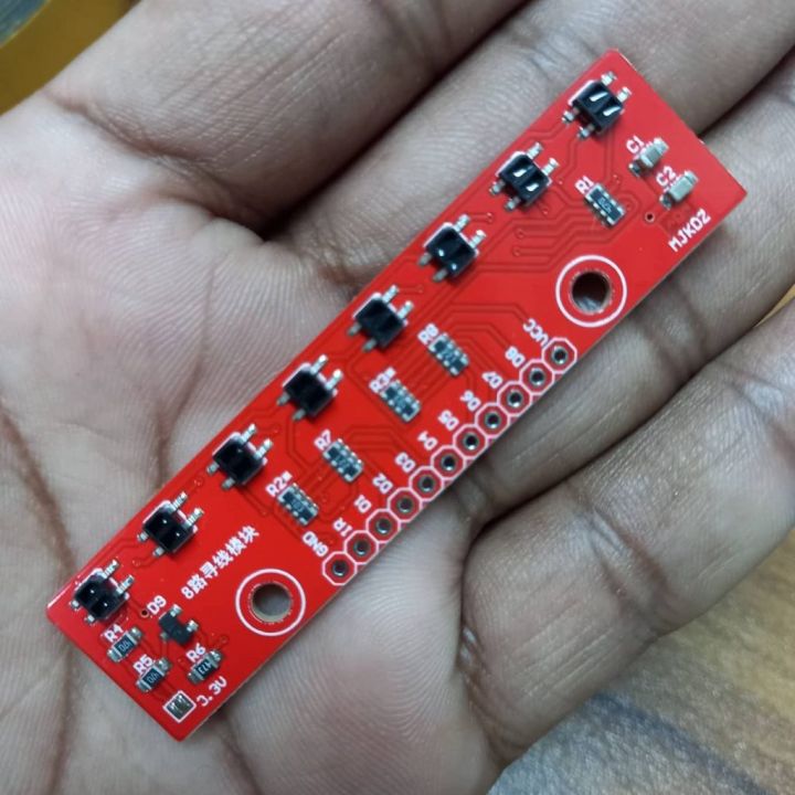 QTR-8RC%208%20Channels%20Digital%20Infrared%20Reflectance%20Sensor%20Array%208%20Sensor%20Linse%20Follow%20QTR-8RC%20IR%20Infrared%20Line%20Tracking%20Sensor%20Array%20HYS301%20Line%20Following%20Sensor%20Module%20For%20Electronics%20Projects%20-%20Image%204