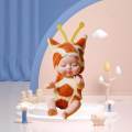 Cartoon Sleeping Baby Doll Keychain Accessories Car Toy Gifts Decor Rabbit.