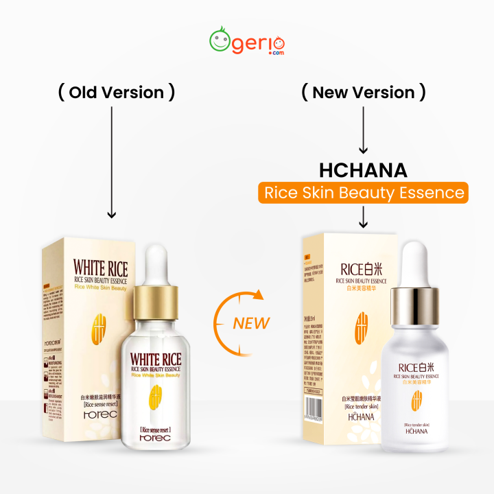 Hchana Rice Serum  Best For Pores & Moisturizing - 15ml