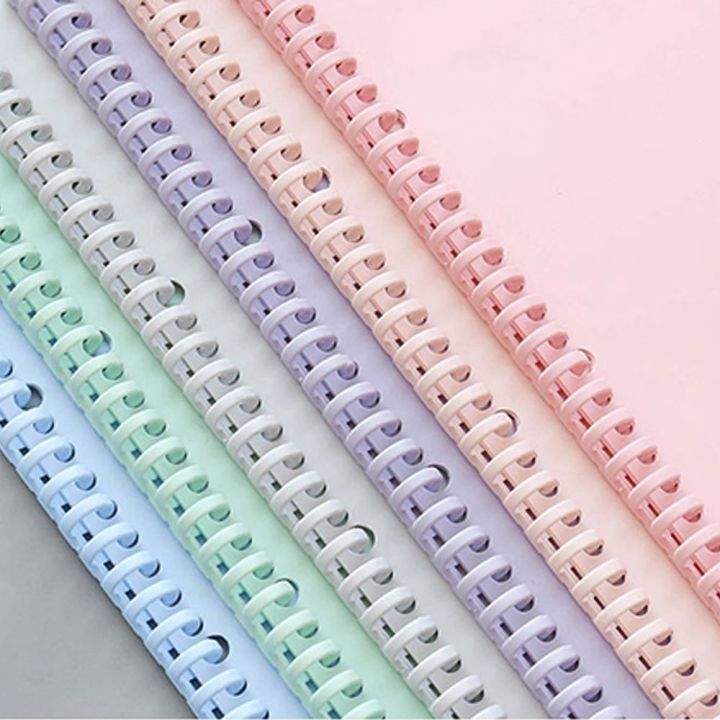 Spiral%20Binding%20Clips%20Notebook%20Supplies%20Album%20Binder%20A4%20Notebook%20Binding%20Clips%20Loose-leaf%20Paper%20Book%2030%20Holes%20Circles%20Ring%20Scrapbook%20Binder%20-%20Image%204
