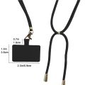（NEW）BlueWow Universal Phone Lanyard Card Fixed Mobile Phone Shell Colorful Neck Cord Anti-lost Lanyard Strap Phone Safety Tether Adjustable SJP-GS. 
