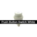 2Pcs- WHITE ROUND Momentary 2 Pin Push Button Switch AC 250V 6A 2 Terminal On Off Momentary Push Button Lockless Power Reset Push Switches .