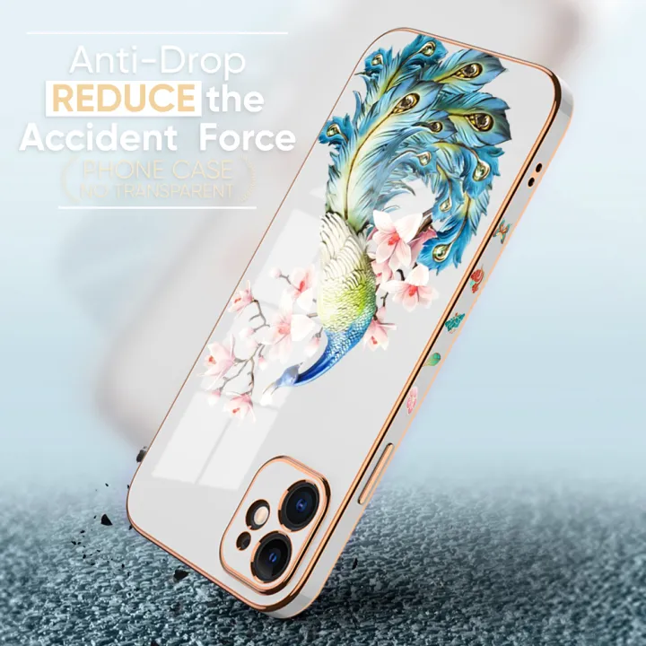 Hontinga%20for%20OPPO%20A54%20/%20A54%202021%20Back%20Cover%20+%20Free%20Lanyard%20Luxury%206D%20Plating%20Cartoon%20Peacock%20Side%20Pattern%20Case%20Soft%20Silicone%20Square%20Phone%20Cases%20-%20Image%209