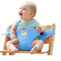 Portable Washable Baby Travel High Chair Booster Safety Seat Strap Toddler Safety Harness Belt for Baby Feeding. 