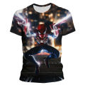 Summer Spider Man 3D printing kids adult sports T-shirt daily street fashion comfortable children's top. 