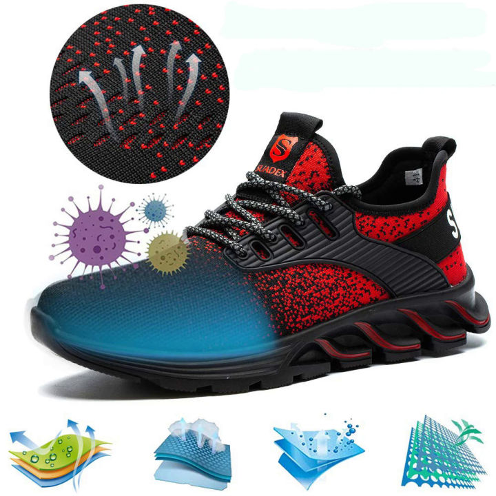 SUADEX%20Safety%20Shoes%20Men%20Women%20Steel%20Toe%20Boots%20Indestructible%20Work%20Shoes%20Lightweight%20Breathable%20Composite%20Toe%20Men%20EUR%20Size%2037-48%20Dislikelike%20-%20Image%204