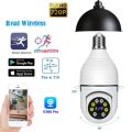 Dual Lens V380 Pro PTZ Bulb IP Night Vision Camera. 