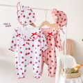 【Broad Sunlight shop】(New) newborn baby girls rompers cute fashion baby clothing autumn long sleeve toddler jumpsuits.