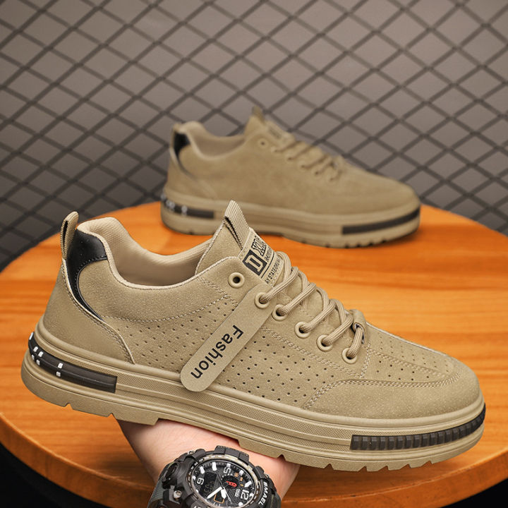 Labor Protection Men's Shoes Non-Slip Waterproof and Hard-Wearing Men's Construction Site Work Summer Breathable Lightweight Deodorant Work Fashionable Sports Shoes