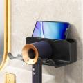 Hair Dryer Holder Wall Dryer Bracket Straightener Stand Hairdryer Organizer Hair Brush Storage Box Bathroom Accessories. 