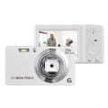 2.7-inch TFT Digital Camera 56MP 4K Ultra HD 20X Zoom Auto Focus Self-Timer Face Detection Anti-shaking with 2pcs Batteries Hand Strap. 