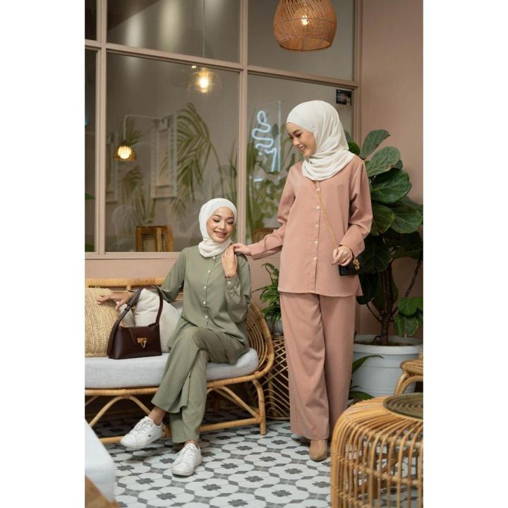 Premium Quality - Women's Sets Modest Fashion Crew Neck Modest Ladies Suit 2 Piece Women Modest Fashion Sets - Couture - High-end
