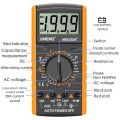 Professional Multimeter Digital Multimeter Tester Manual Range Voltage Meter True RMS Transistor Tester Electrician Tool. 