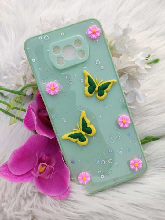 New%20ladies%20back%20cover%20For%20Xiaomi%20POCO%20X3%20/%20X3%20NFC%20/%20X3%20PRO%20-%20butterfly%20phone%20case%20-%20Image%203