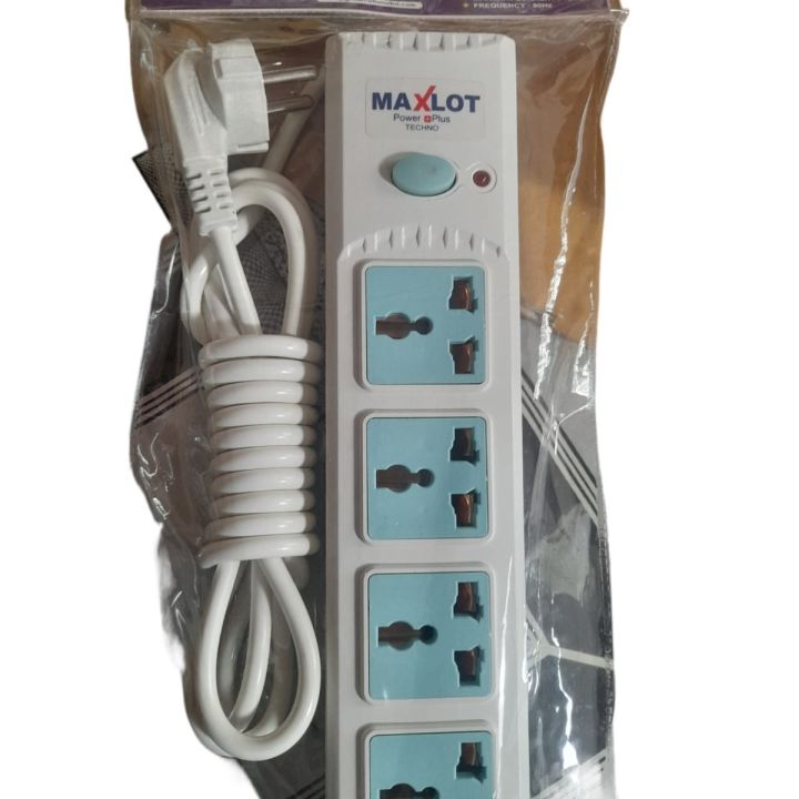 Multi%20Plug%20Maxlot%20ML-1275%20Multiplug%204%20Port%20Extention%20Socket%209%20Feet%20Cable%20-%20Image%204