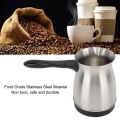 110V Electric Turkey Coffee Pot Electric Turkish Coffee Maker 600ml Stainless Steel Electric Turkish Coffee Machine US Plug.