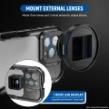 NEEWER 16 Pro/Pro Max Cage Quick Release Video Rig Phone Stabilizer Compatible with iPhone 16 Pro Max with 67mm Filter Adapter. 