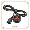Desktop Power Supply Cable Cord – 3 Pin Plug | Heavy-Duty PC Power Cable | Universal Desktop PSU Cable. 