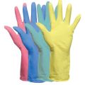 Reusable Rubber Hand Gloves, Stretchable Gloves for Washing Cleaning Kitchen Garden 1 Pair. 