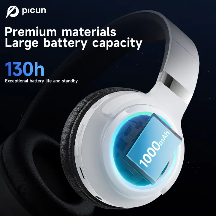 0%20hours%20playback%20RGB%20light%20and%20dental%20headphones%20with%20Picun%20B2%20wireless%20blue%20microphone%2013%20hours%20foldable%20headphones%20-%20Image%204